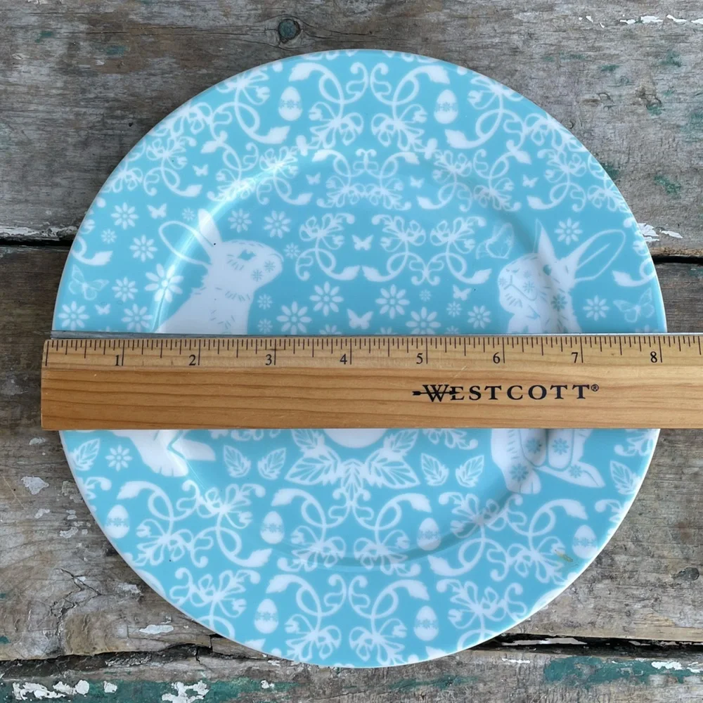 Sur La Table Spring Rabbits Easter Bunny Plate